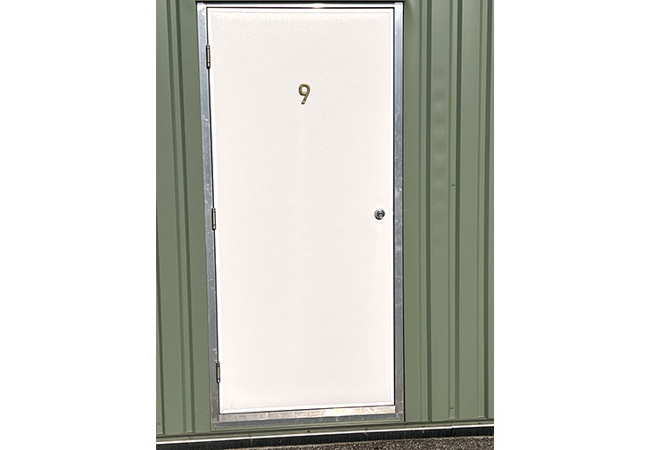 sliding access door